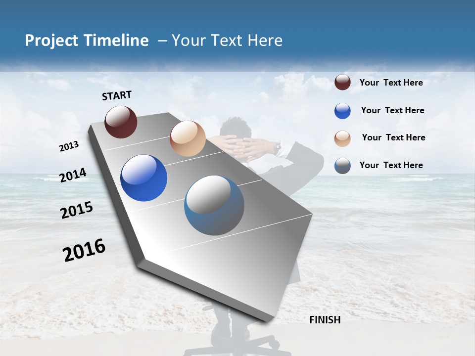 A Man In A Suit Is Covering His Face With His Hands PowerPoint Template