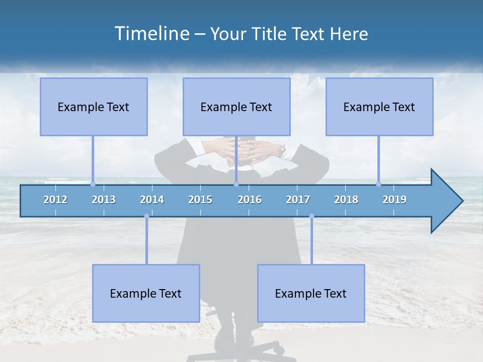 A Man In A Suit Is Covering His Face With His Hands PowerPoint Template