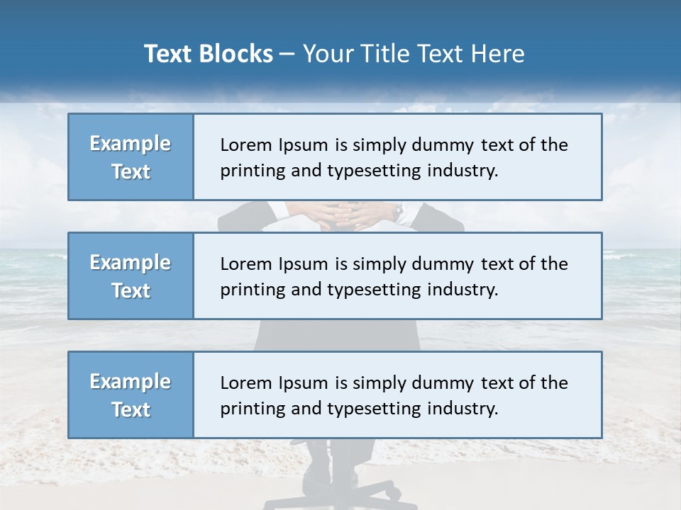 A Man In A Suit Is Covering His Face With His Hands PowerPoint Template
