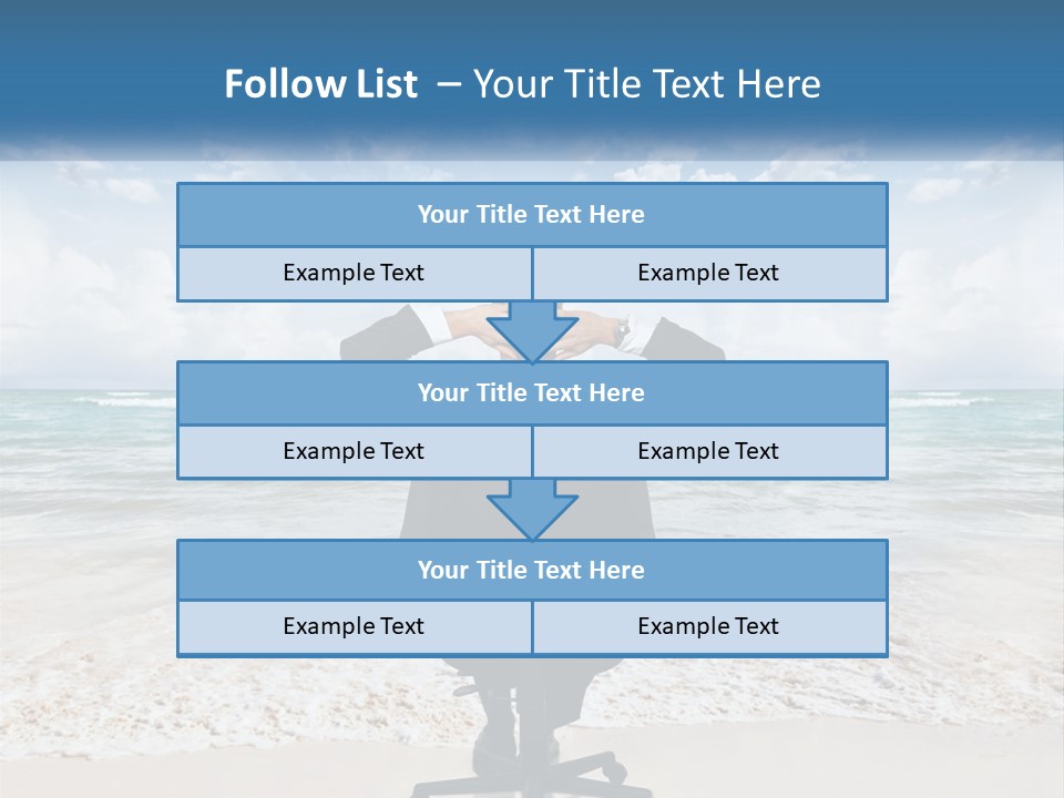 A Man In A Suit Is Covering His Face With His Hands PowerPoint Template