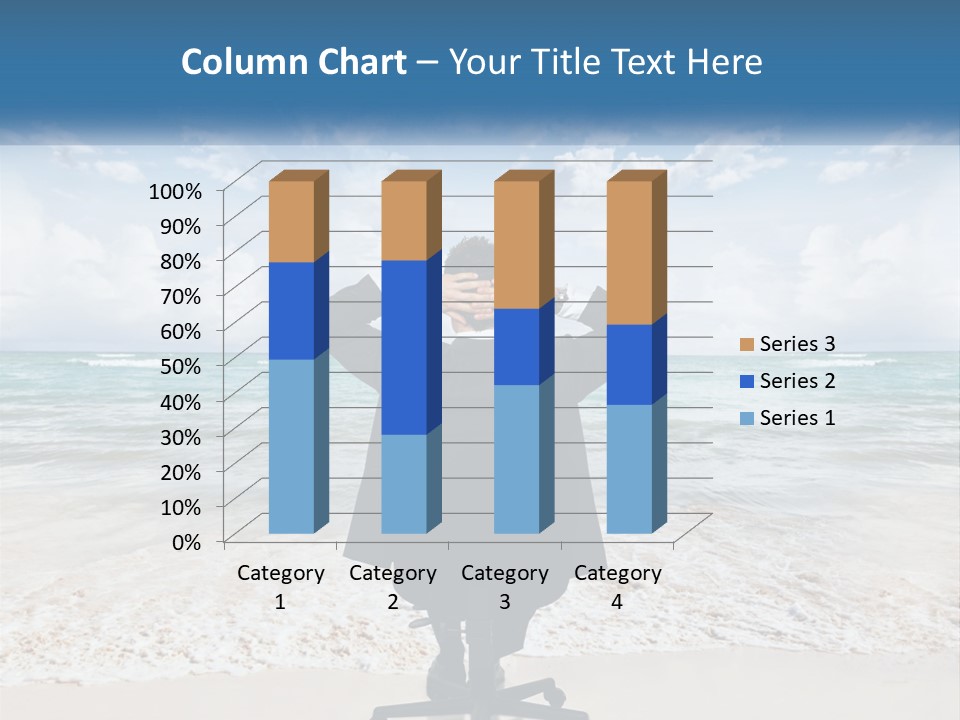 A Man In A Suit Is Covering His Face With His Hands PowerPoint Template