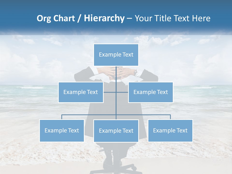 A Man In A Suit Is Covering His Face With His Hands PowerPoint Template