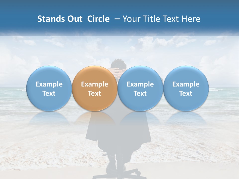 A Man In A Suit Is Covering His Face With His Hands PowerPoint Template