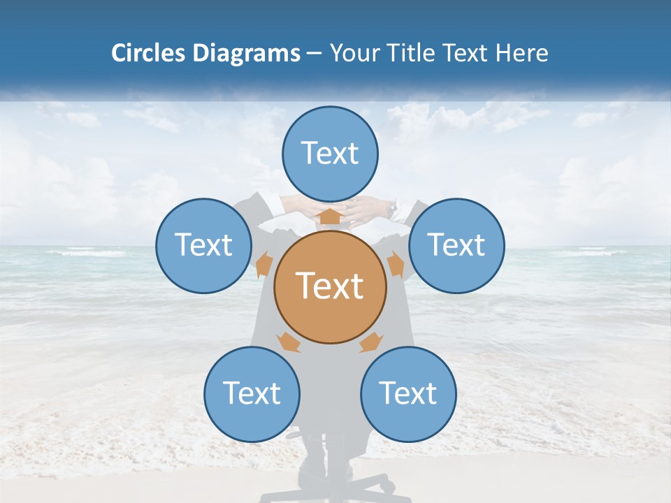 A Man In A Suit Is Covering His Face With His Hands PowerPoint Template