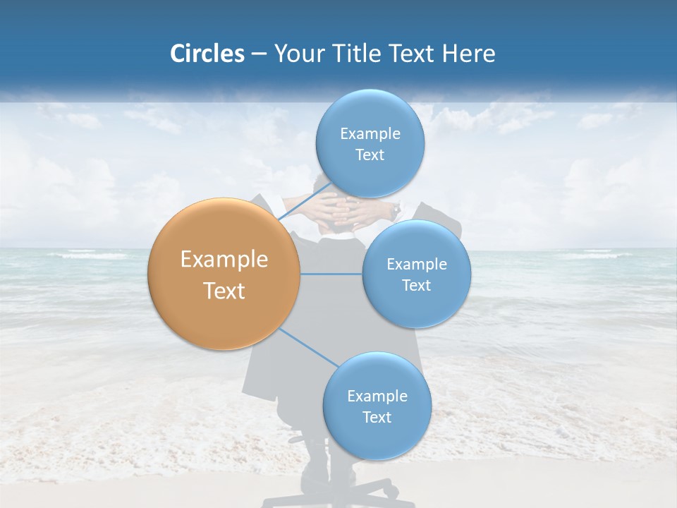 A Man In A Suit Is Covering His Face With His Hands PowerPoint Template