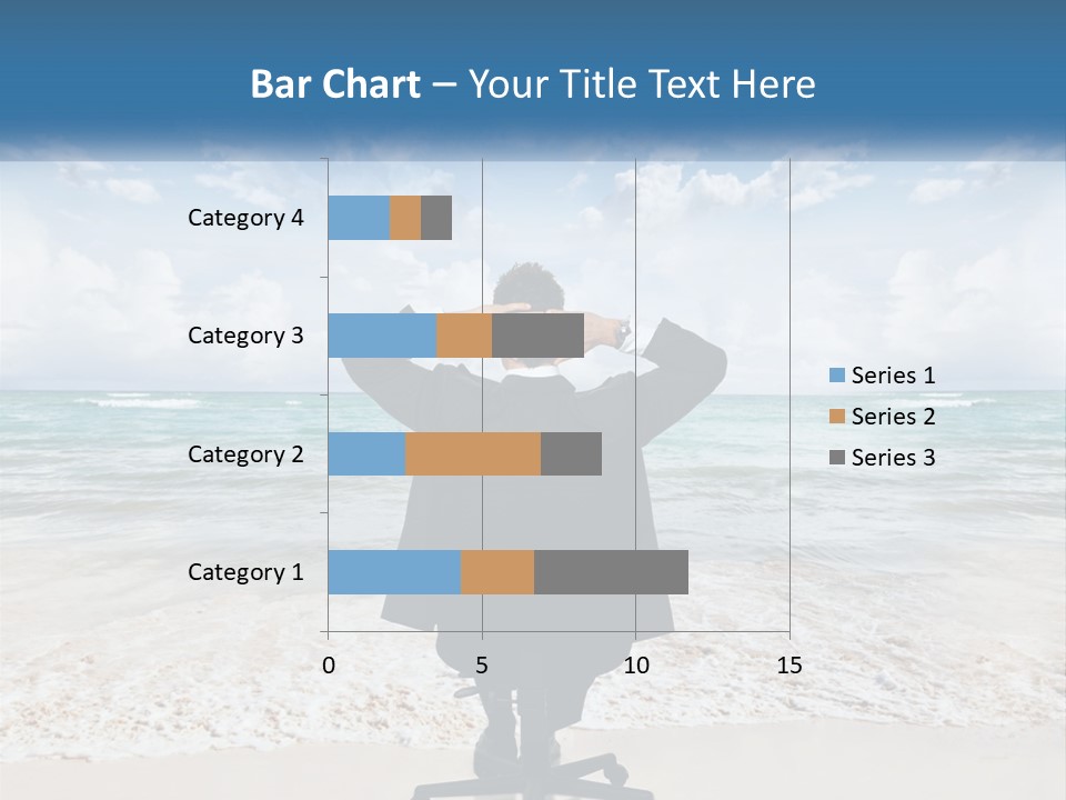 A Man In A Suit Is Covering His Face With His Hands PowerPoint Template