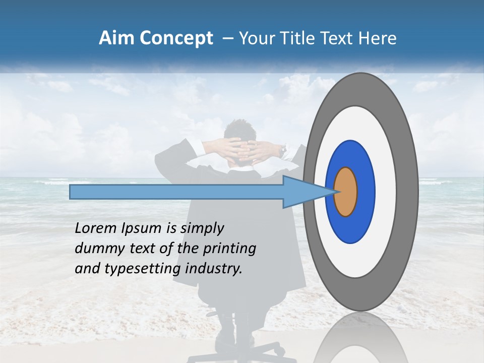 A Man In A Suit Is Covering His Face With His Hands PowerPoint Template