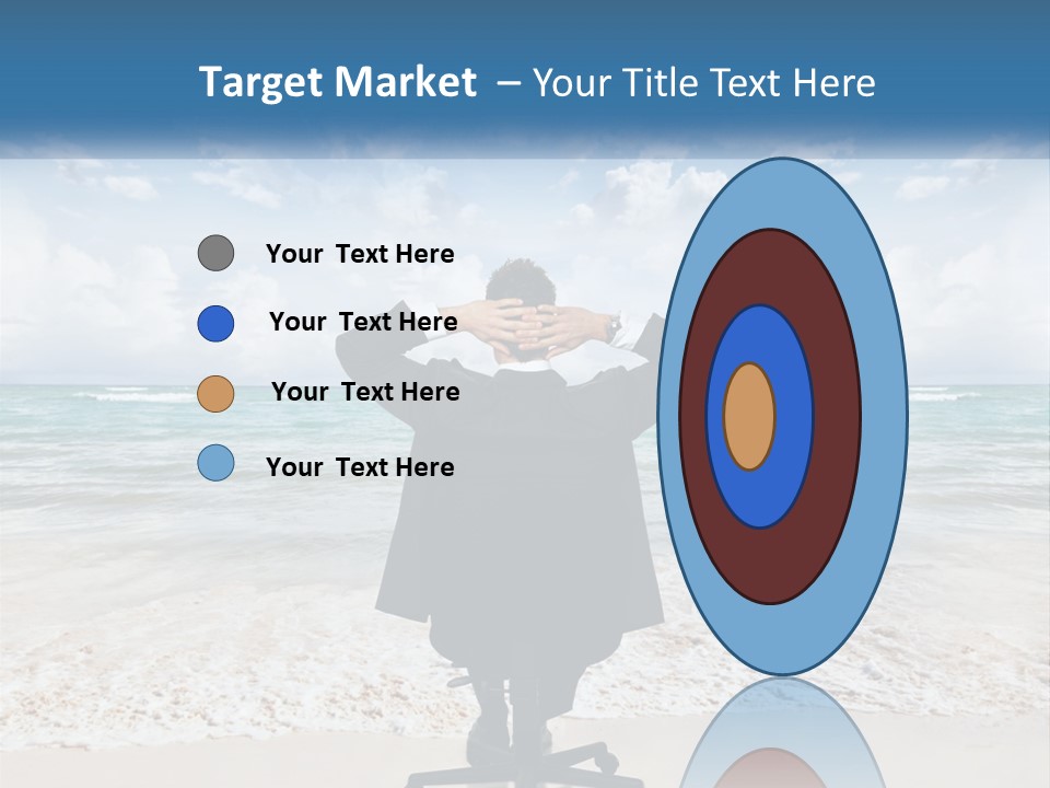 A Man In A Suit Is Covering His Face With His Hands PowerPoint Template