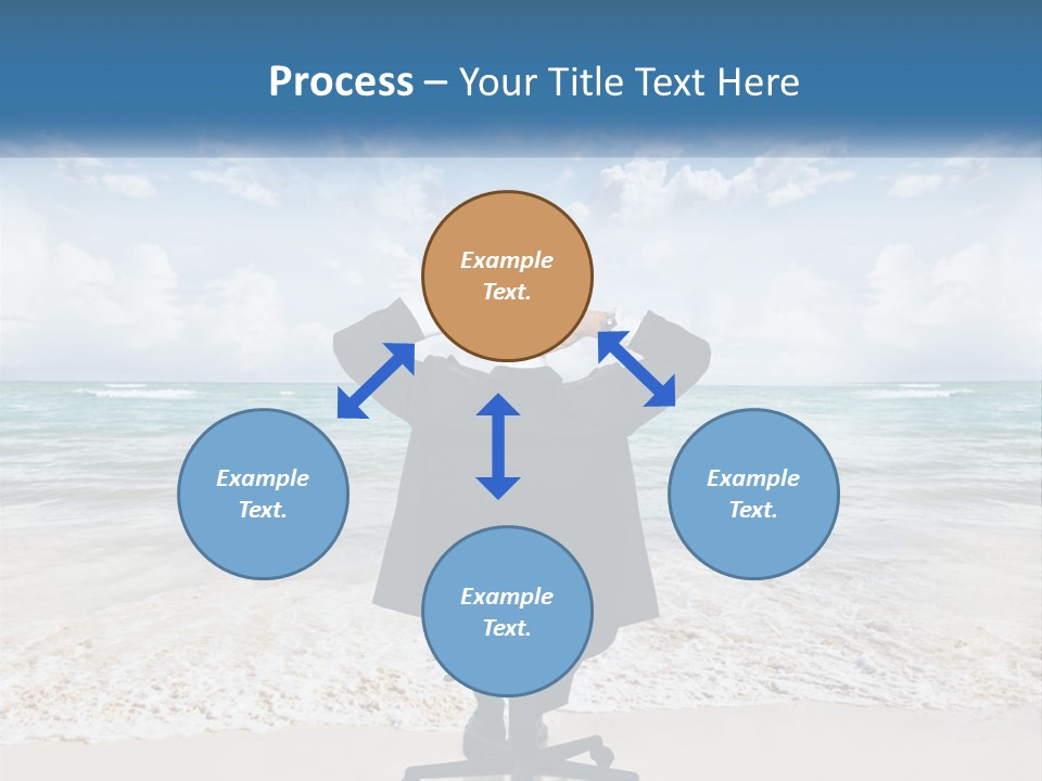 A Man In A Suit Is Covering His Face With His Hands PowerPoint Template