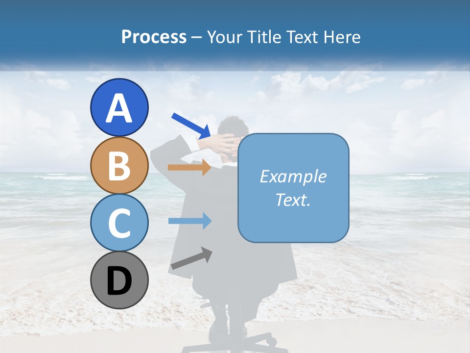 A Man In A Suit Is Covering His Face With His Hands PowerPoint Template