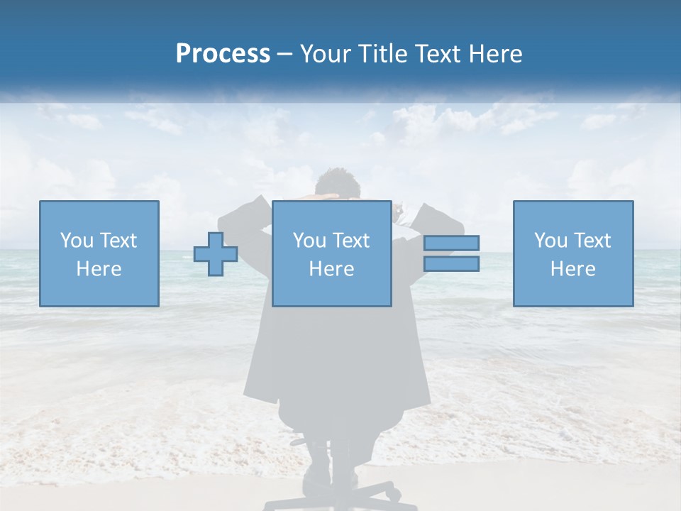 A Man In A Suit Is Covering His Face With His Hands PowerPoint Template
