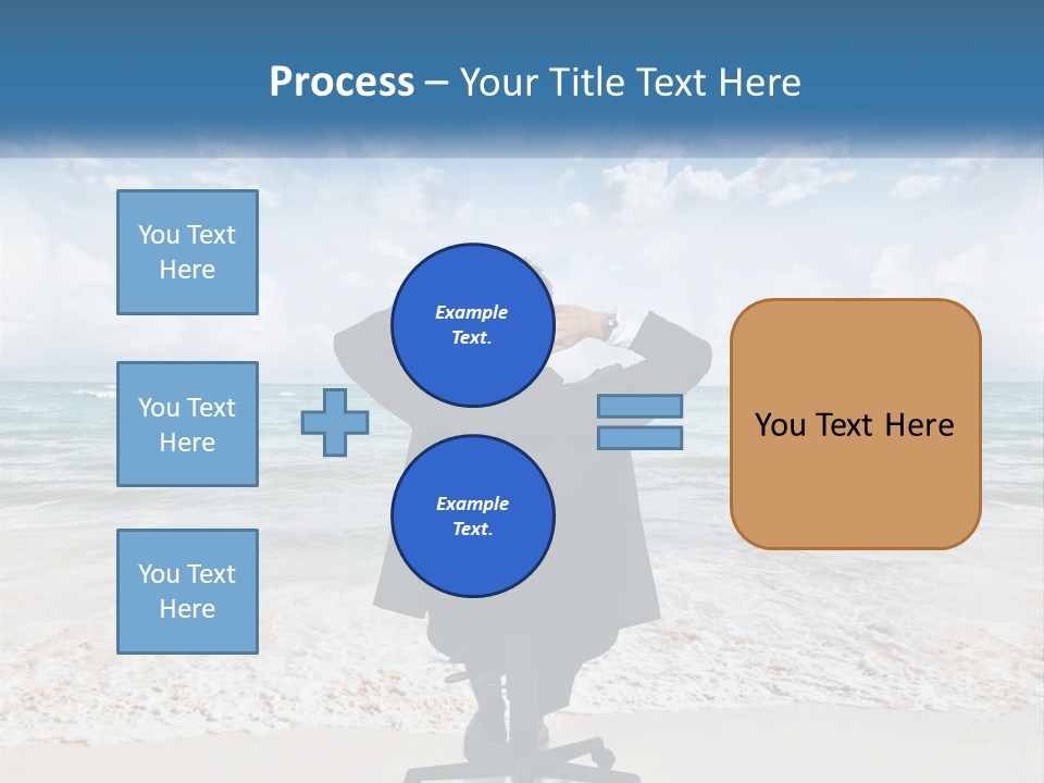 A Man In A Suit Is Covering His Face With His Hands PowerPoint Template