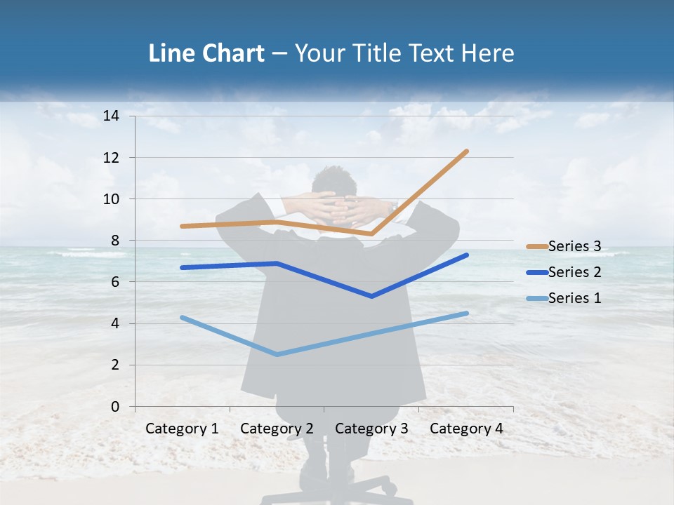 A Man In A Suit Is Covering His Face With His Hands PowerPoint Template
