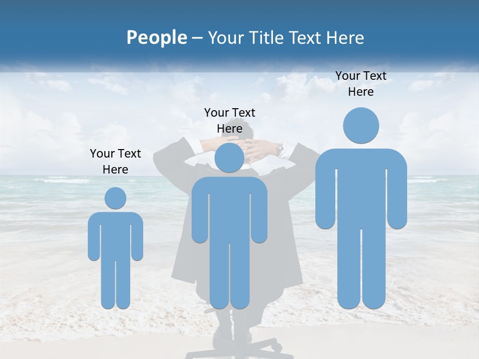 A Man In A Suit Is Covering His Face With His Hands PowerPoint Template