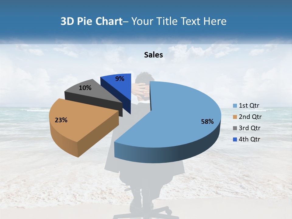 A Man In A Suit Is Covering His Face With His Hands PowerPoint Template