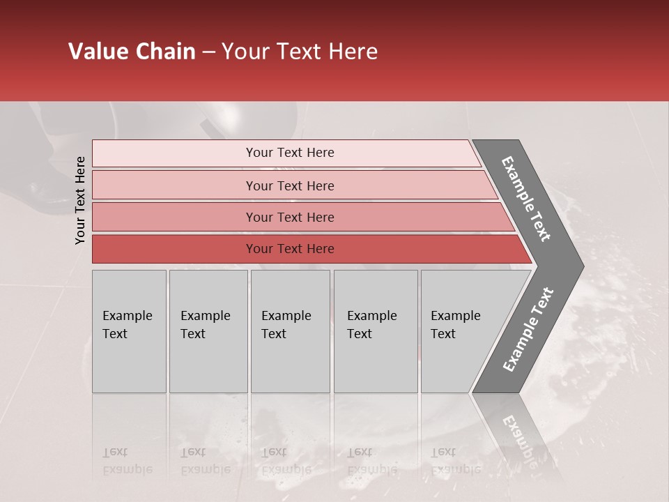 A Man Is Cleaning The Floor With A Machine PowerPoint Template