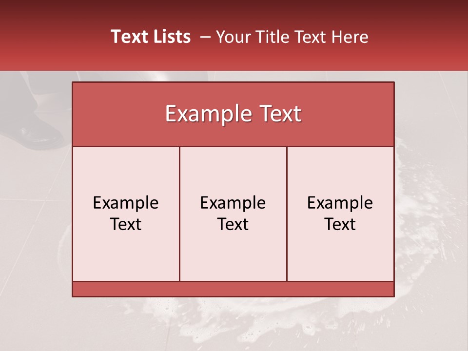 A Man Is Cleaning The Floor With A Machine PowerPoint Template