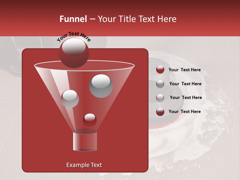 A Man Is Cleaning The Floor With A Machine PowerPoint Template