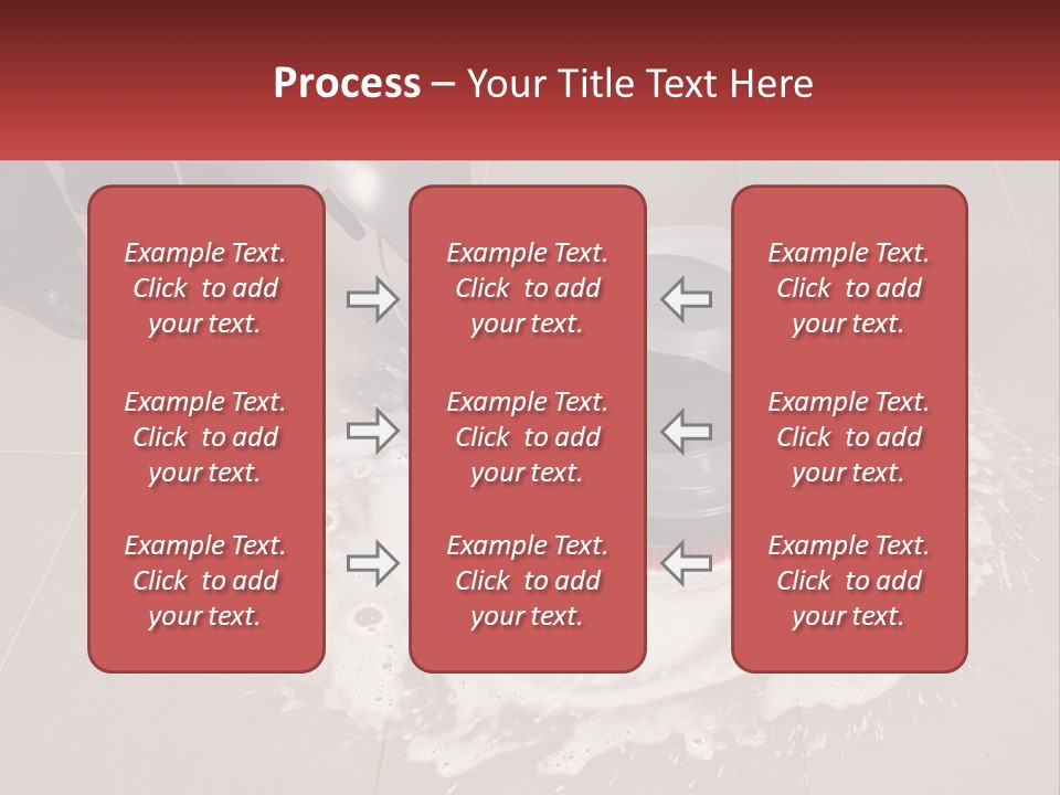 A Man Is Cleaning The Floor With A Machine PowerPoint Template