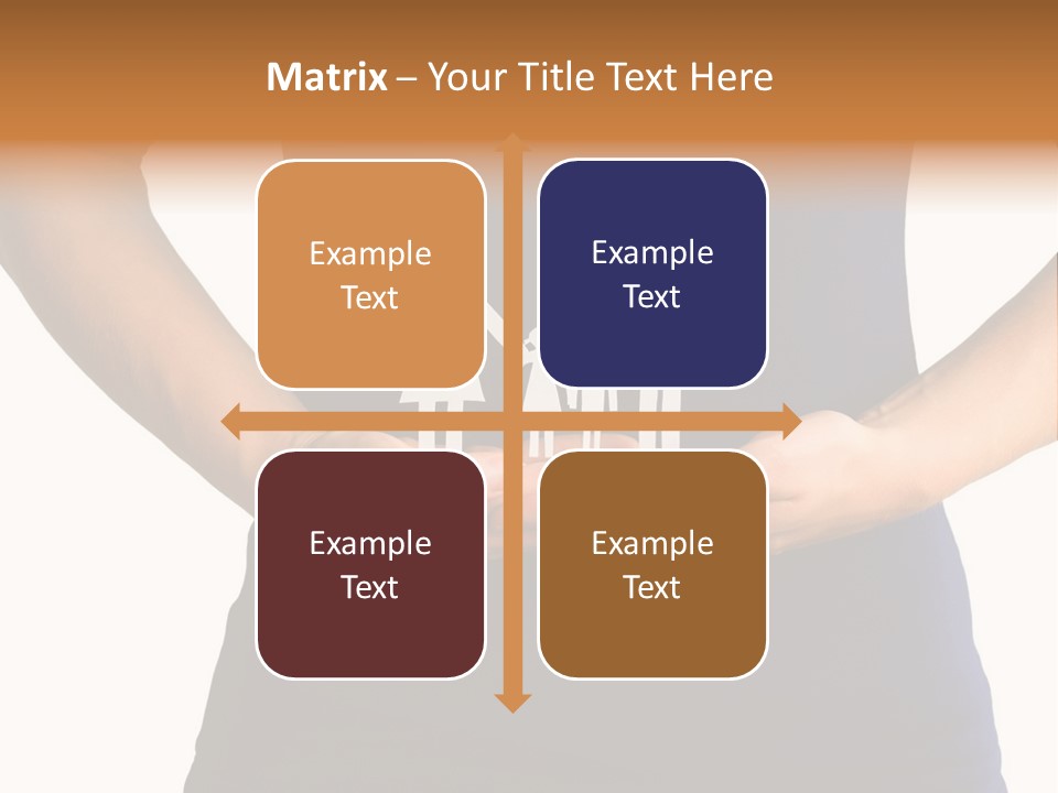 A Person Holding A Paper Family In Their Hands PowerPoint Template