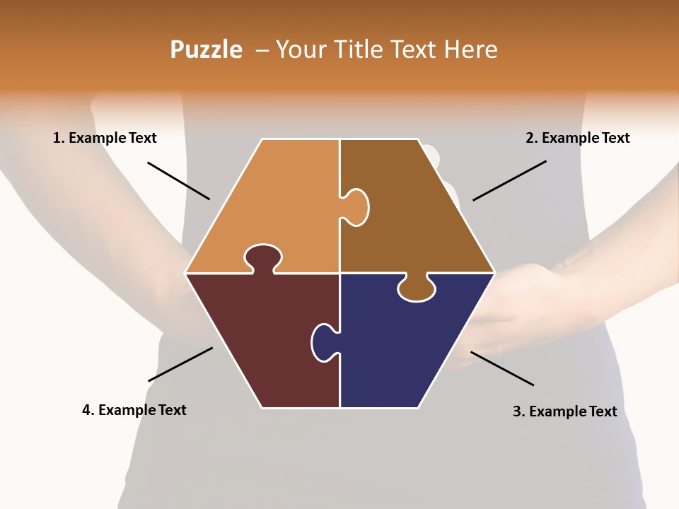 A Person Holding A Paper Family In Their Hands PowerPoint Template