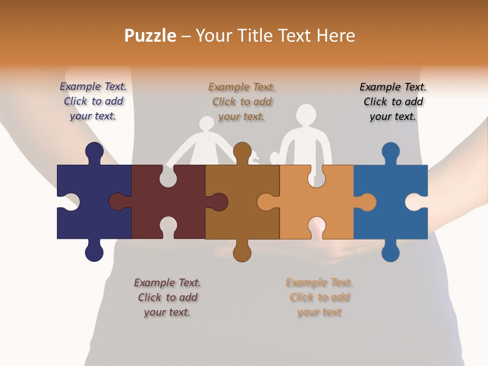 A Person Holding A Paper Family In Their Hands PowerPoint Template