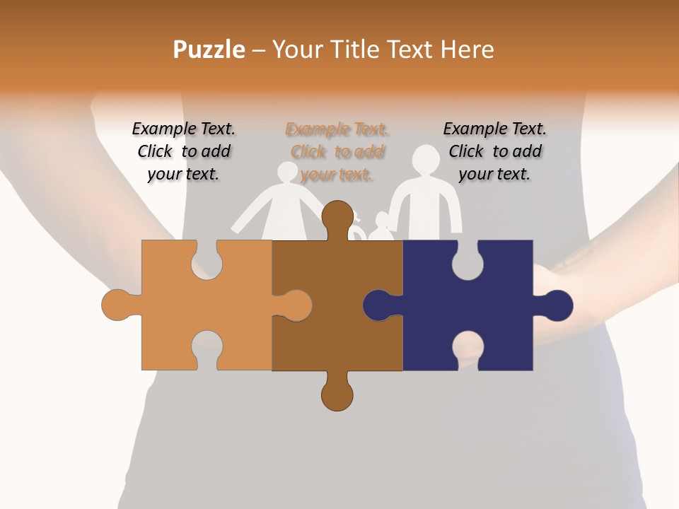 A Person Holding A Paper Family In Their Hands PowerPoint Template