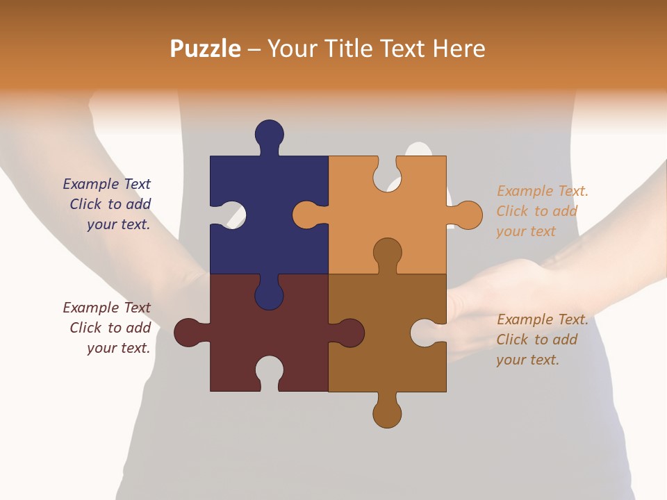 A Person Holding A Paper Family In Their Hands PowerPoint Template