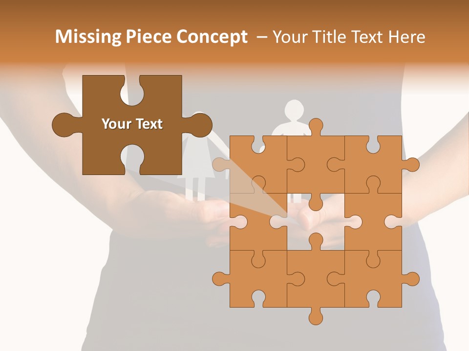 A Person Holding A Paper Family In Their Hands PowerPoint Template