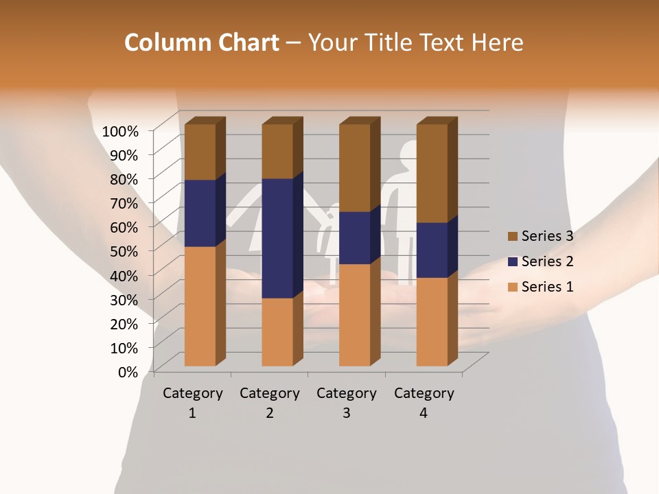A Person Holding A Paper Family In Their Hands PowerPoint Template