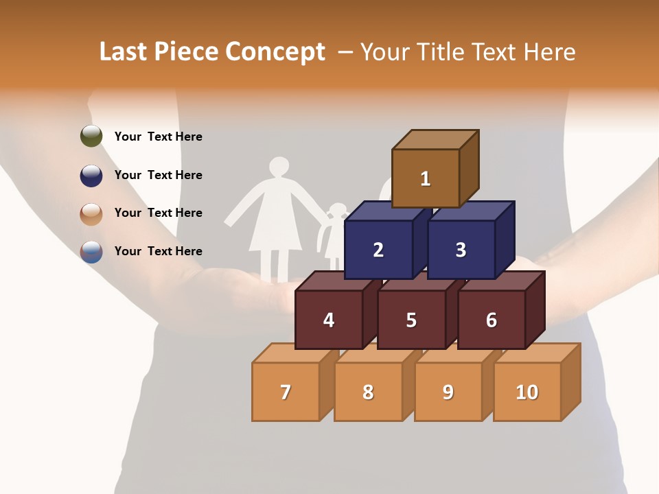 A Person Holding A Paper Family In Their Hands PowerPoint Template