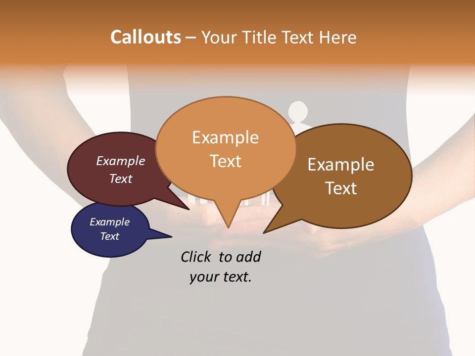 A Person Holding A Paper Family In Their Hands PowerPoint Template