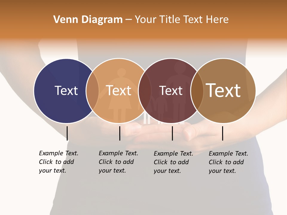 A Person Holding A Paper Family In Their Hands PowerPoint Template