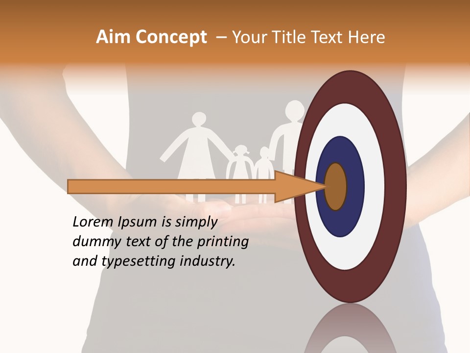 A Person Holding A Paper Family In Their Hands PowerPoint Template