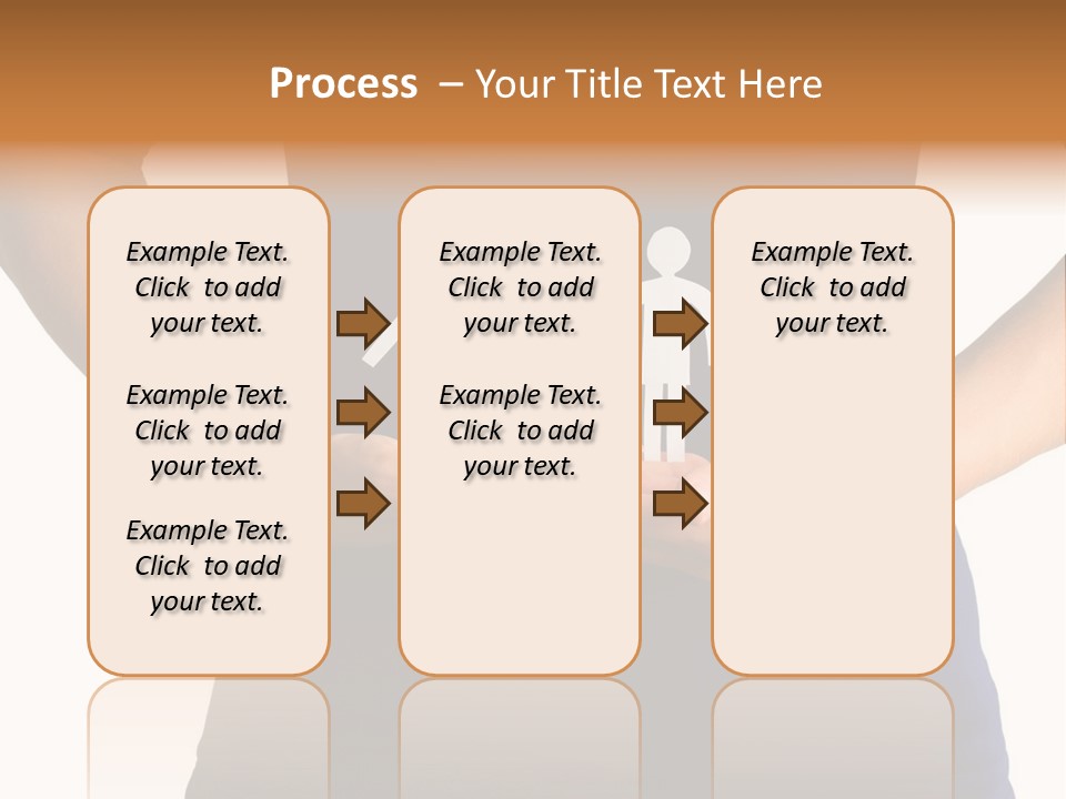 A Person Holding A Paper Family In Their Hands PowerPoint Template