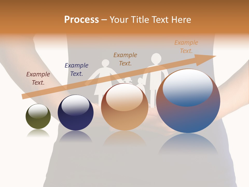 A Person Holding A Paper Family In Their Hands PowerPoint Template