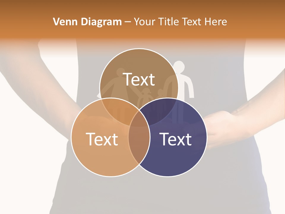 A Person Holding A Paper Family In Their Hands PowerPoint Template