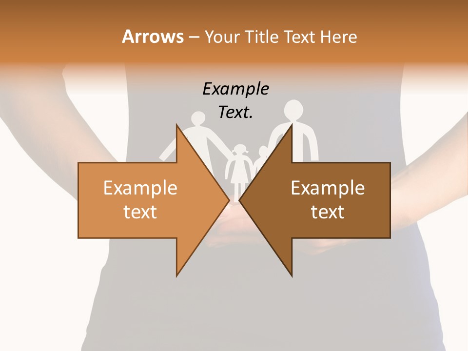 A Person Holding A Paper Family In Their Hands PowerPoint Template