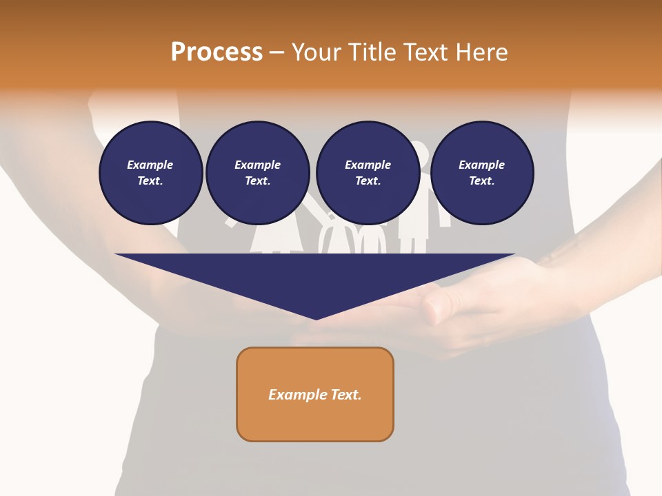 A Person Holding A Paper Family In Their Hands PowerPoint Template