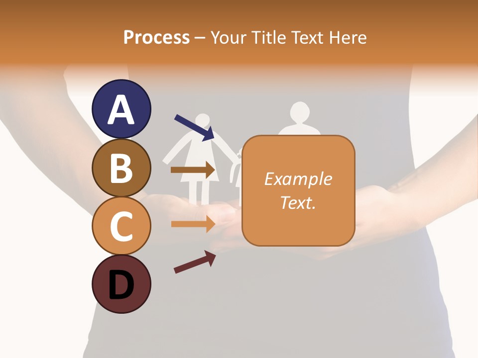 A Person Holding A Paper Family In Their Hands PowerPoint Template