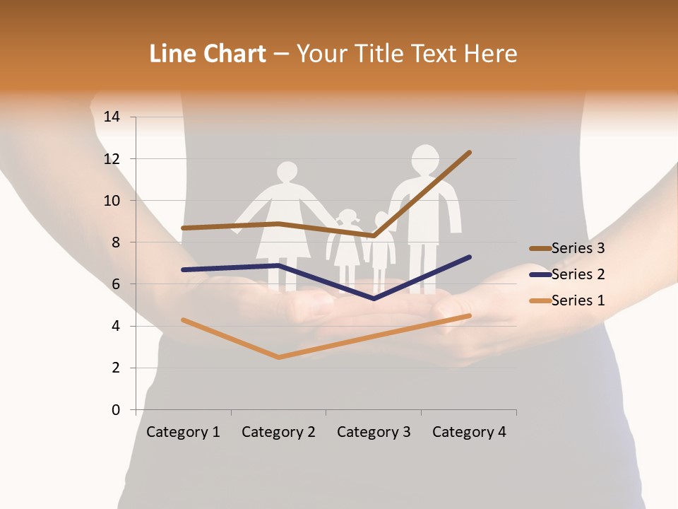 A Person Holding A Paper Family In Their Hands PowerPoint Template