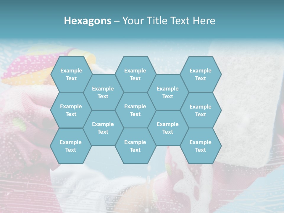 A Person Spraying Soap On Their Hands With A Spray Bottle PowerPoint Template