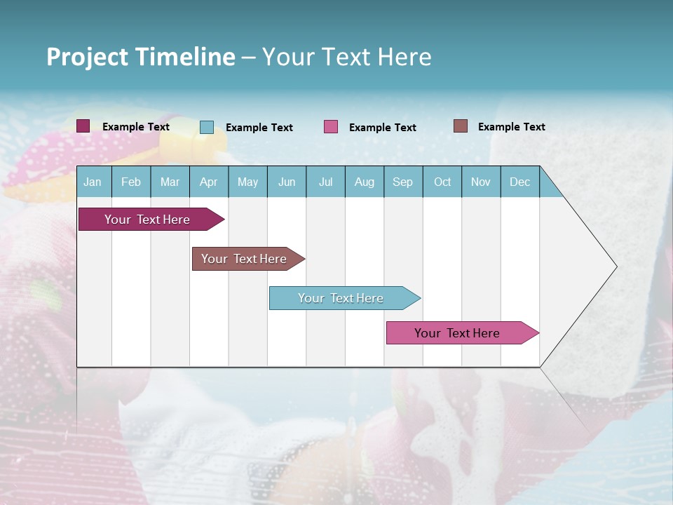 A Person Spraying Soap On Their Hands With A Spray Bottle PowerPoint Template