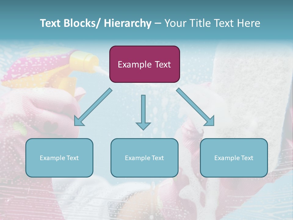A Person Spraying Soap On Their Hands With A Spray Bottle PowerPoint Template