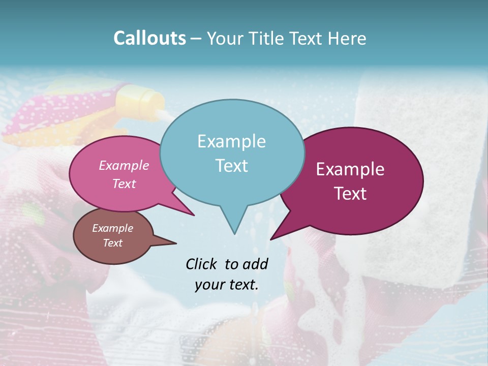 A Person Spraying Soap On Their Hands With A Spray Bottle PowerPoint Template
