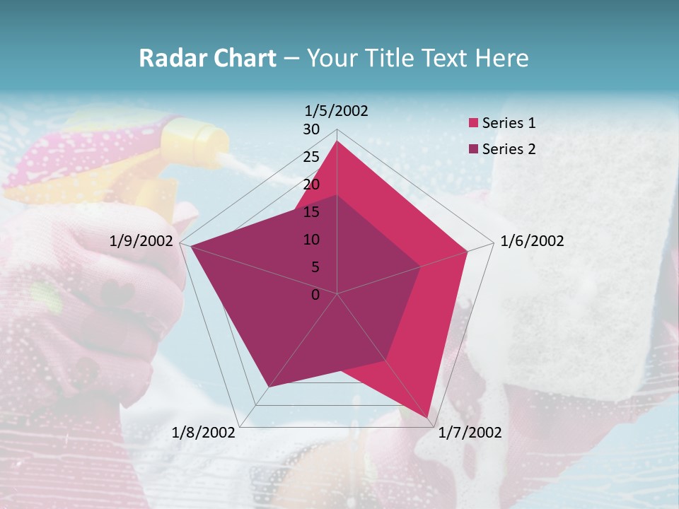 A Person Spraying Soap On Their Hands With A Spray Bottle PowerPoint Template