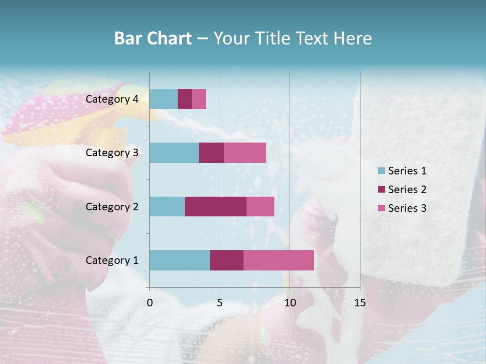 A Person Spraying Soap On Their Hands With A Spray Bottle PowerPoint Template