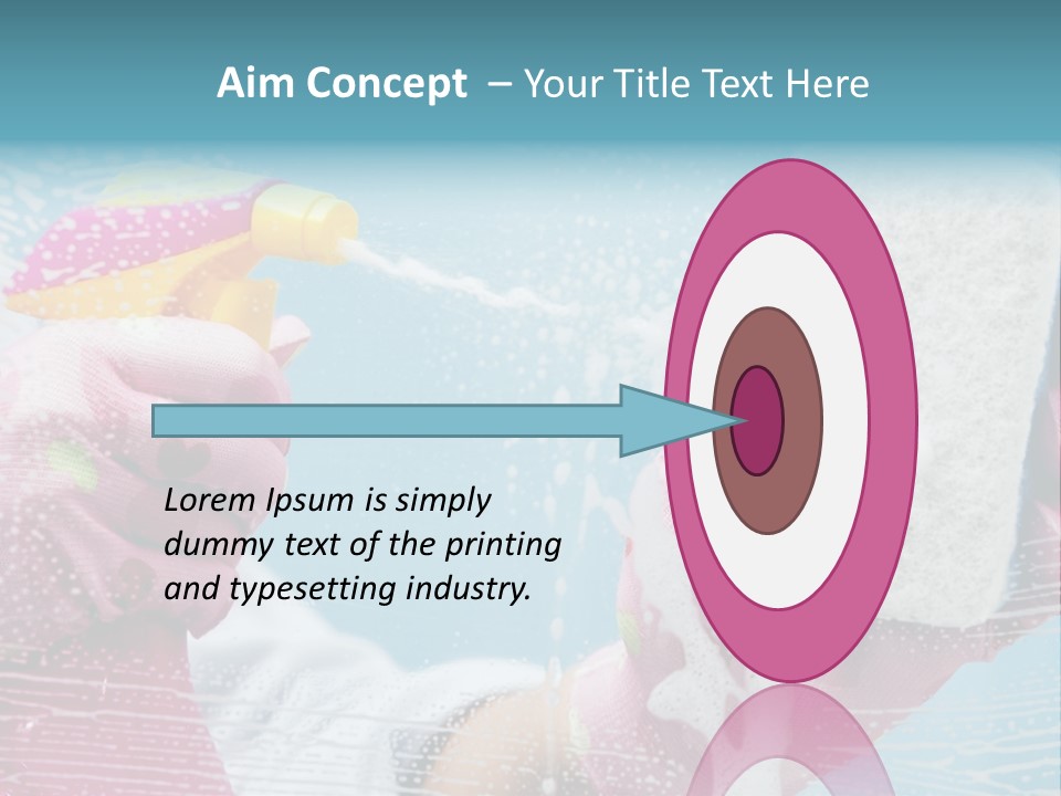 A Person Spraying Soap On Their Hands With A Spray Bottle PowerPoint Template