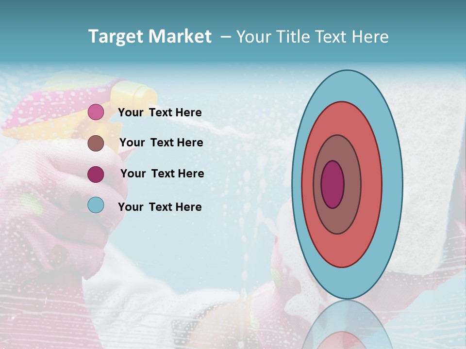 A Person Spraying Soap On Their Hands With A Spray Bottle PowerPoint Template