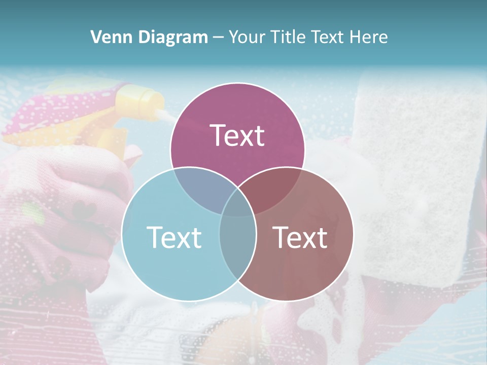 A Person Spraying Soap On Their Hands With A Spray Bottle PowerPoint Template